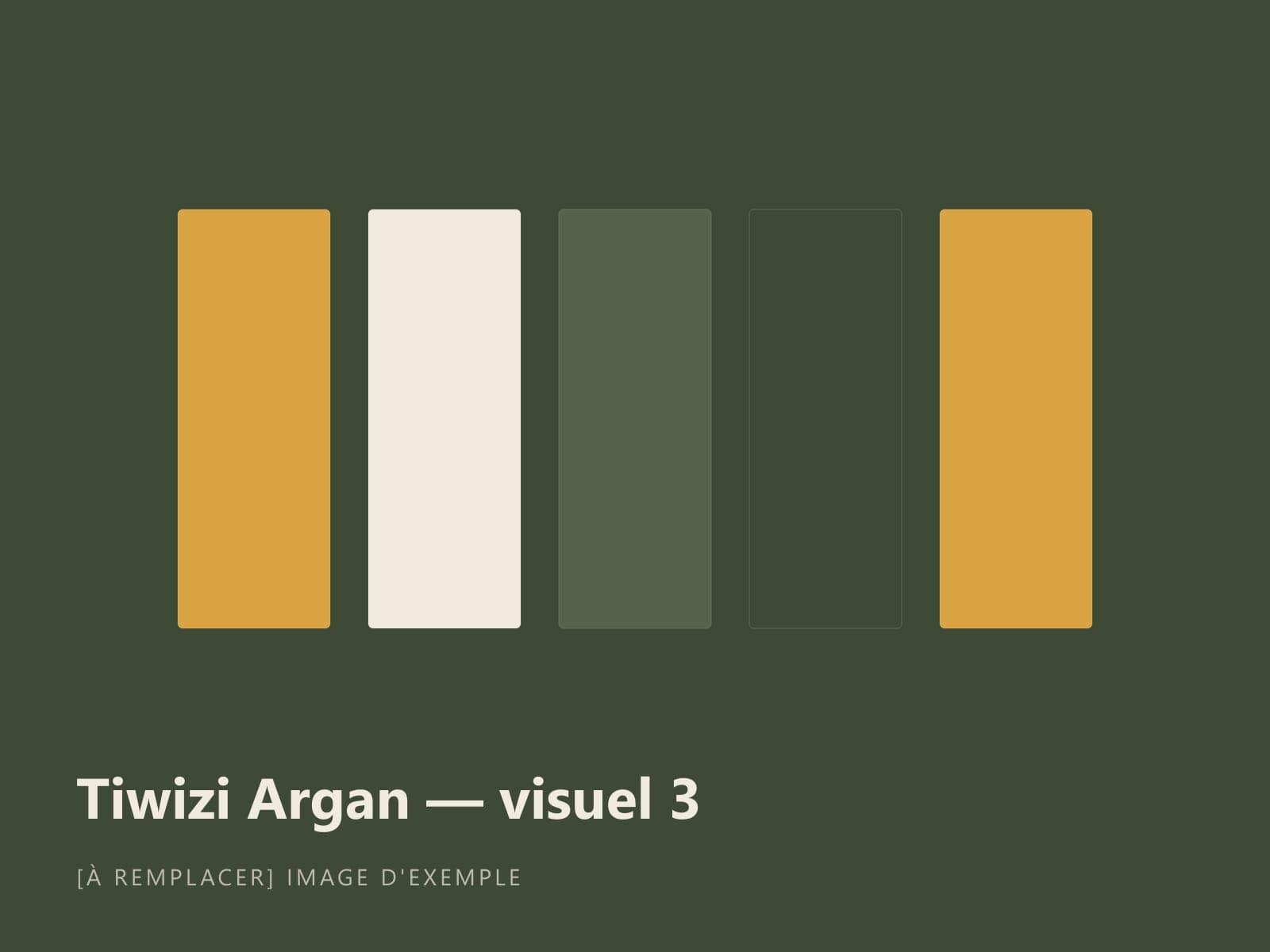 Colour and typography board for the Tiwizi packaging